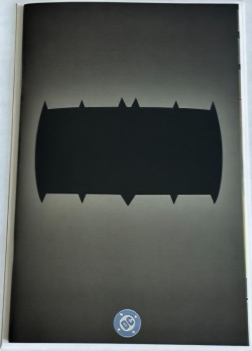 Clean actual photo of Absolute Batman #1 Cover I blank card stock variant comic