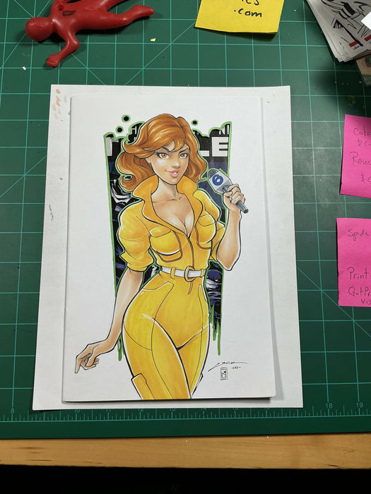 April O’Neil - custom cut collaboration