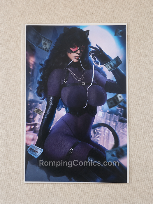 Totally Rad Comic Cover Gallery – Black Cat Cosplay Shikarii Virgin Variant A LE 100