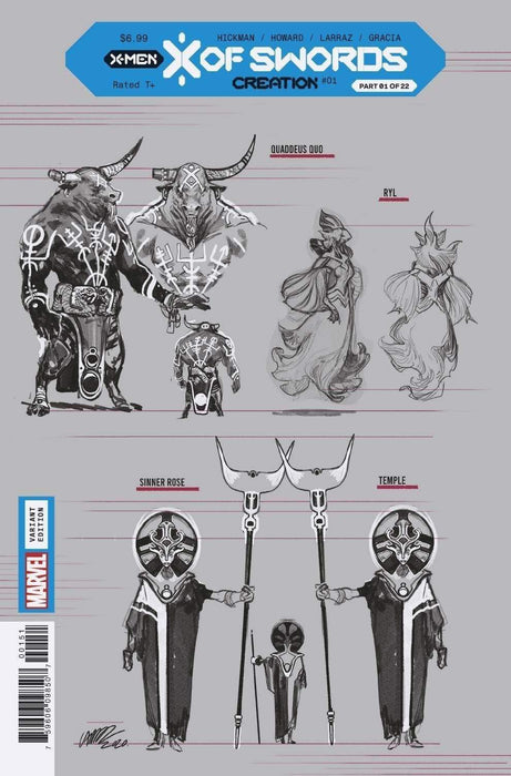 X-Men X Of Swords: Creation #1 Pepe Larraz 1:10 Design Variant