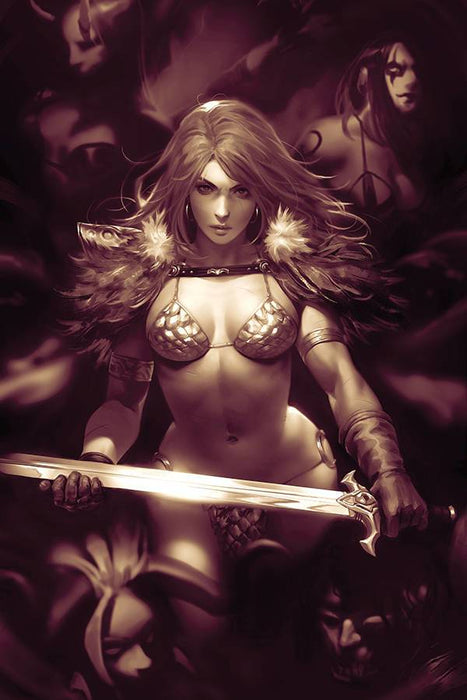Red Sonja Age of Chaos #2 (1:11) Derrick Chew Monochrome Virgin Variant