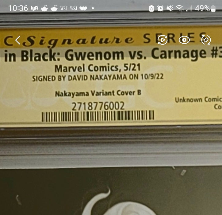 King in Black: Gwenom vs. Carnage 3 
