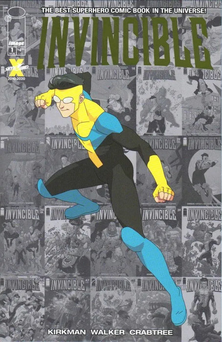 Invincible Custom Covers Invincible #1Cover D LCSD 2020 Gold Logo Cover — Romping Comics
