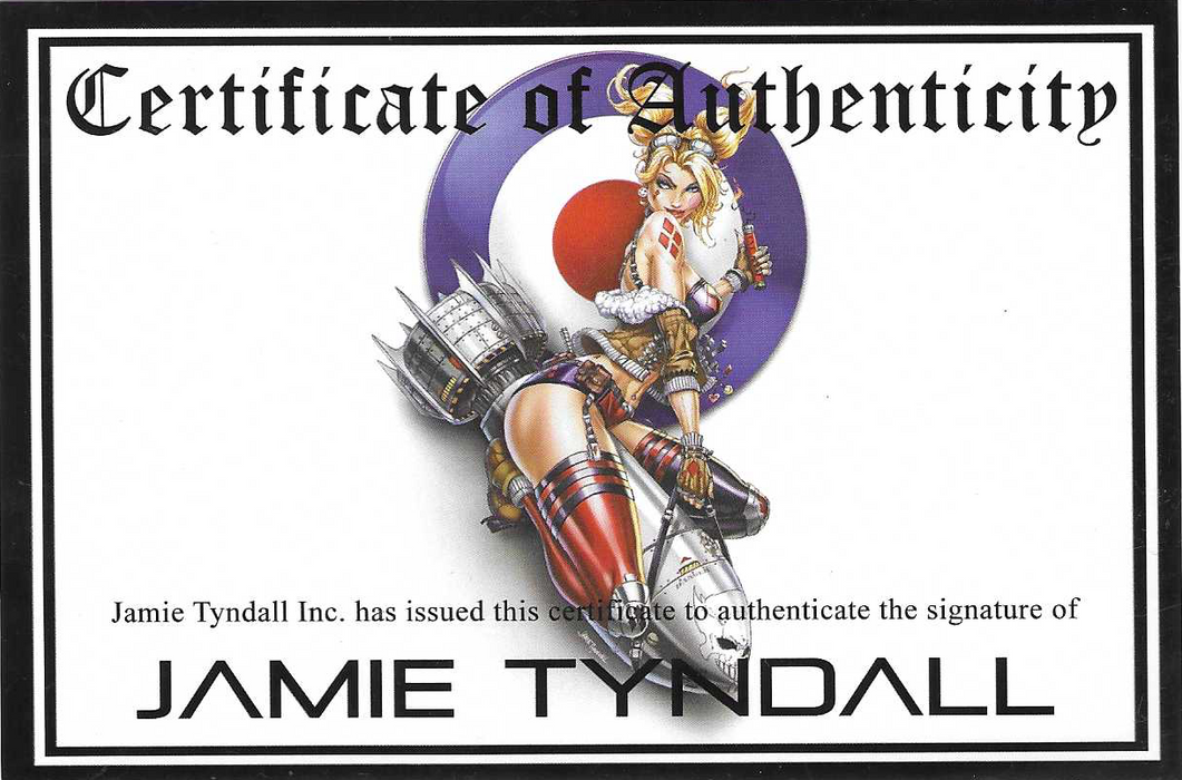 White Widow #3 Jamie Tyndall Foil Signed w/ COA