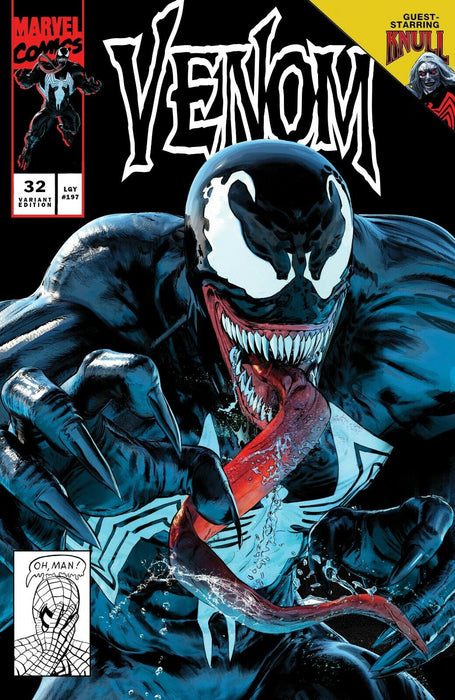 Venom #32 KIB Mike Mayhew Black Homage Variant